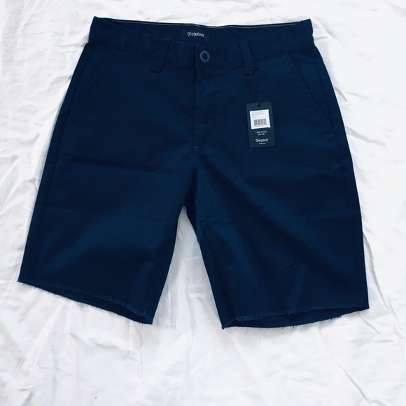 Brixton Other - Brixton Toil II Navy Blue Chino Shorts